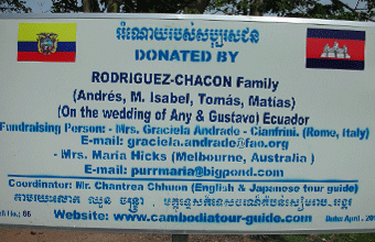 RUIZ-ANDRADE Family  (Fabian, Raty, Gaby, Fabian Jr., Daniela) [Ecuador]. April 2012. (Kok Khnang village)