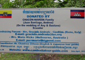 CHACON-NAVEDA family (Juan Santiago, Andrea), [Ecuador]. April 2012. (Romduol village)
