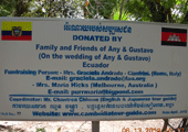 Family and friends of Mrs. Any & Mr. Gustavo [Ecuador]. April, 2012 (Prolit village)