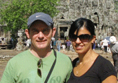 Jon MURIE & Mrs. Camella (Tauranga-New Zealand). April 2012. Trapang Thom village. Well No.60