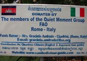 Members of the Quiet Moment Group (FAO), Rome-Italy. (Aug 2012). Well No.85