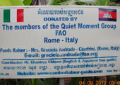 Members of the Quiet Moment Group FAO (Rome, Italy). Aug 2012. Well No.82