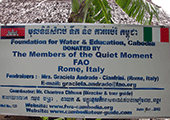 Members of the Quiet Moment Group of FAO, Rome-Italy. Oct 2012. Lvea village, Trapang Thom commune, Bakong district. Well No.117-118-119-120